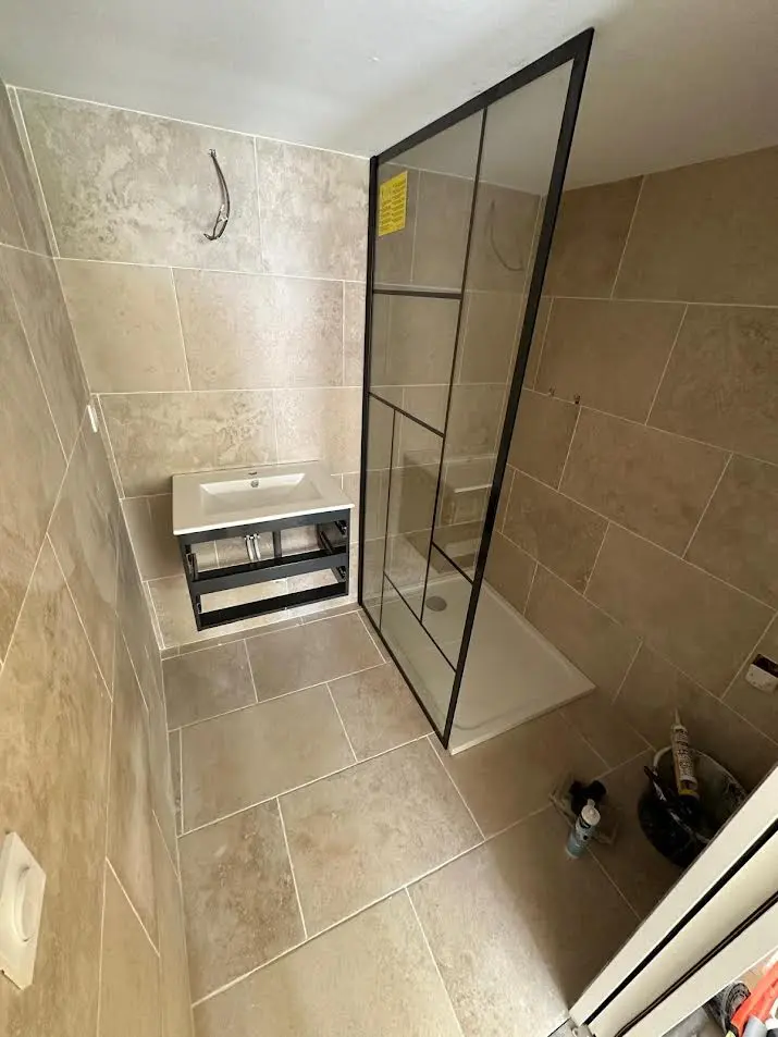 Espace optimisé dans l'ancien garage réhabilité